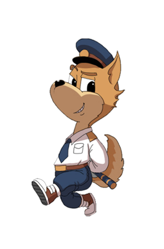 虹猫蓝兔动漫明星-警犬